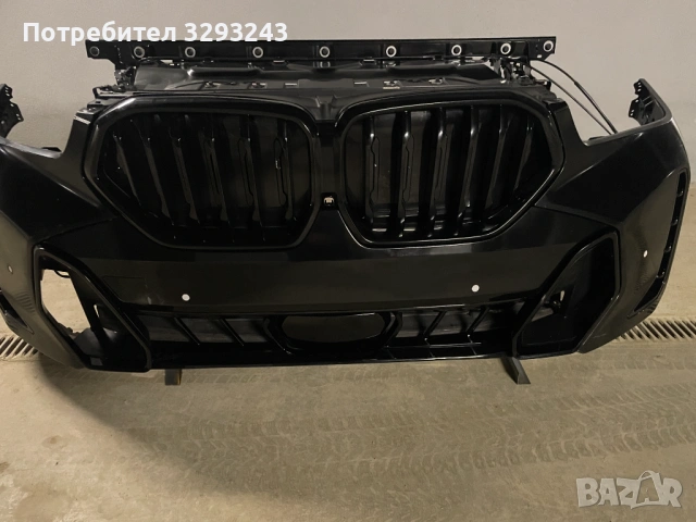 Напълно окомплектована предна броня и преден панел за BMW X6 LCI M SPORT, снимка 4 - Части - 53801924