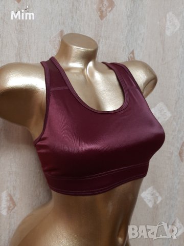 NEWBODY M Сатенено еластично бюстие бордо, снимка 5 - Корсети, бюстиета, топове - 41036666