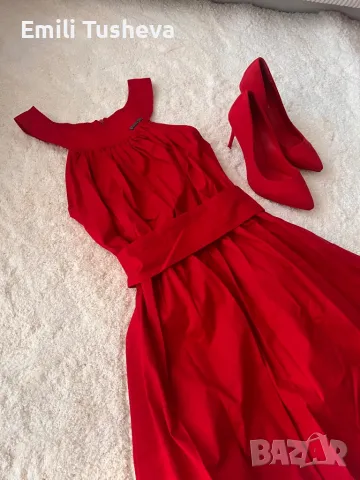 Дамска рокля PHILIPP PLEIN в червено, снимка 6 - Рокли - 48248580