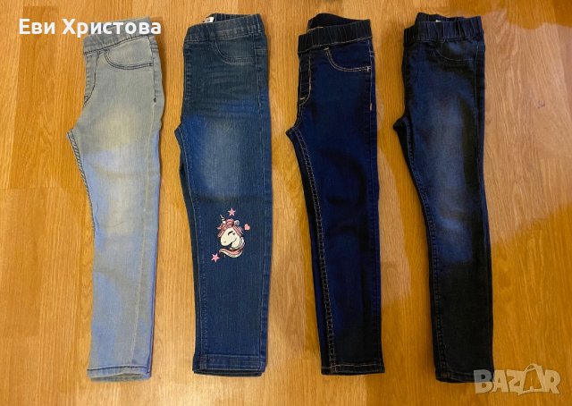 Дънкови клинчета 104 размер, снимка 2 - Детски панталони и дънки - 39630516