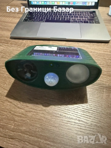 Нов Соларен Репелент за животни Уред за отблъскване Защита за градината