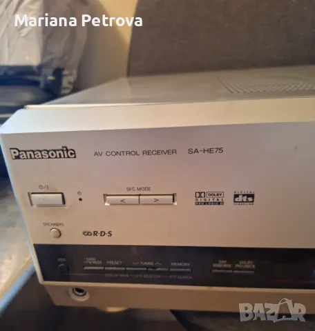Ресийвър PANASONIC, SA-HE75 - работещ!, снимка 2 - Ресийвъри, усилватели, смесителни пултове - 47790488