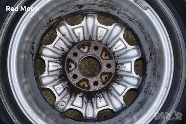 4 Броя Оригинални Алуминиеви Джанти за Mercedes Е класа W210 7Jx15H2 ET37 Made In Germany, снимка 10 - Гуми и джанти - 51809470