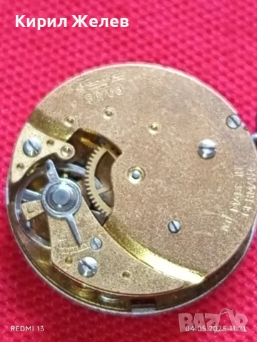 Стар механичен часовник мъжки ANTI-MAGNETIC MADE IN GERMANY перфектен работи 43969, снимка 6 - Антикварни и старинни предмети - 50149816