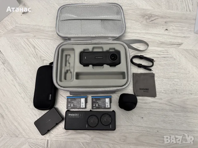 Insta360 X5 Essential Kit 360° 8K + аксесоари (Гаранция до 14/11/2027), снимка 3 - Камери - 55796304