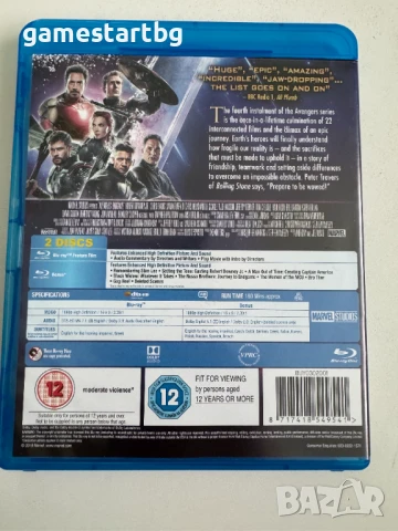 Marvel Avengers Endgame Blu-ray, снимка 2 - Blu-Ray филми - 50526574
