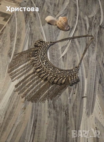 Стар гердан за носия, снимка 2 - Антикварни и старинни предмети - 52543902