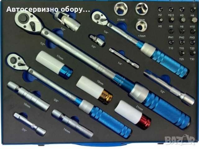 Комплект динамометрични ключове със заключване, снимка 2 - Други инструменти - 39459675