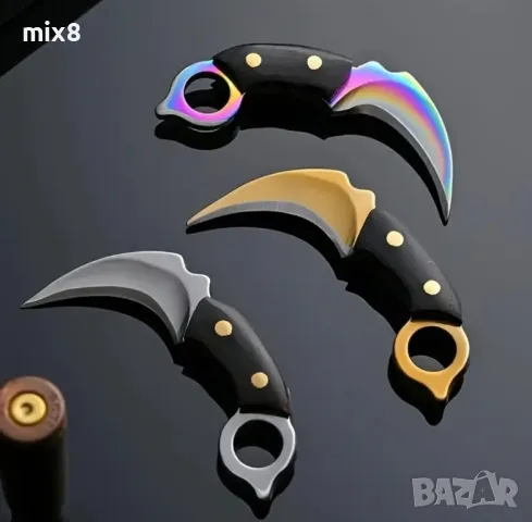 Мини нож карамбит, снимка 2 - Ножове - 48131130