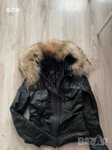 Яке естествена кожа и яка от лисица