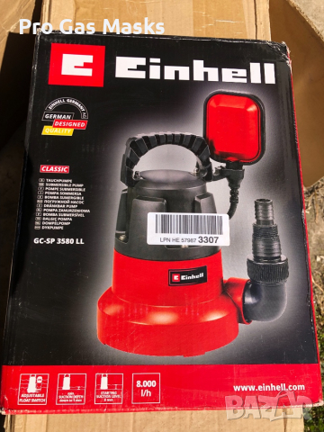 Професионална филтърна помпа Einhell за Басейн Прочистване на Басейн само за 150 лв. Ново в кутия. , снимка 3 - Водни помпи - 36217456