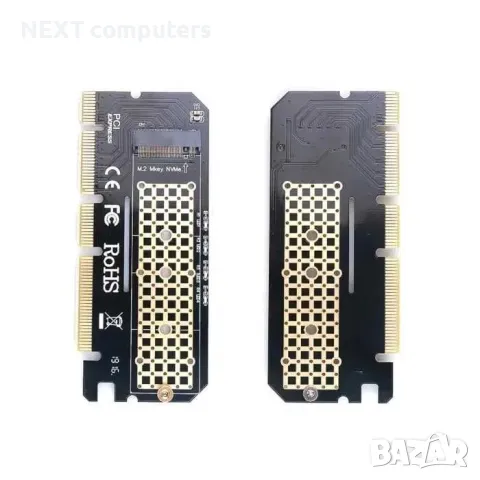 Преходник M.2 (M2) NVMe SSD към PCIE 3.0 X16 + Гаранция, снимка 6 - Други - 47901337