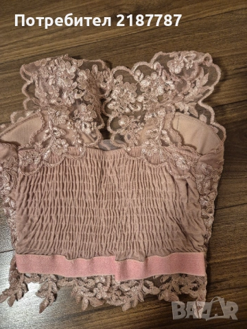 Дамски дантелен топ, снимка 2 - Бельо - 53747851