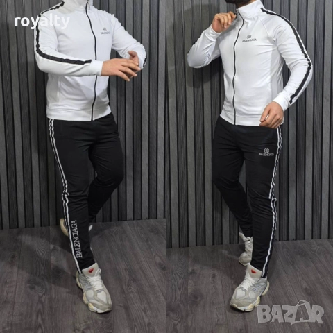Balenciaga НА ЕДРО Спортен Мъжки Екип 5 бр., снимка 5 - Спортни дрехи, екипи - 52971528