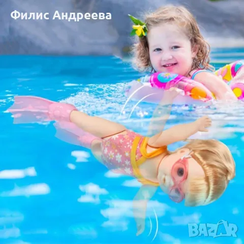 Водоустойчива, плуваща кукла за игра във водата, снимка 10 - Кукли - 47994635