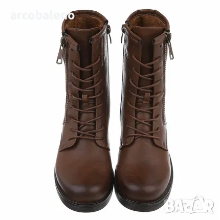 Дамски боти с връзки, 2цвята , снимка 5 - Дамски боти - 47880388