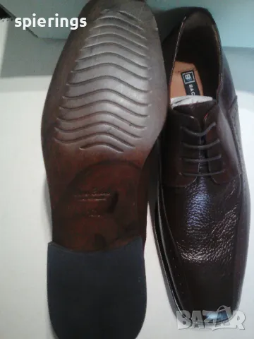 Продавам  мъжки  овувки"Bachrach" Цвят  кафяв  1 чифт размер 10 1/2 .US, снимка 11 - Официални обувки - 50200716