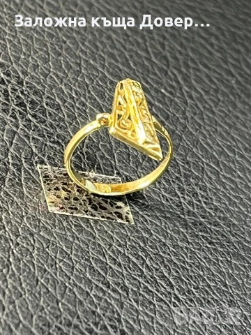 Пиано Златен пръстен Детски 14 K 585 Gold zlatni prasten, снимка 8 - Пръстени - 52841394