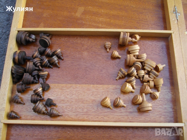 СТАРА ДЪРВЕНА ИГРА ПОДОБНА НА ШАХ, снимка 4 - Антикварни и старинни предмети - 52143107