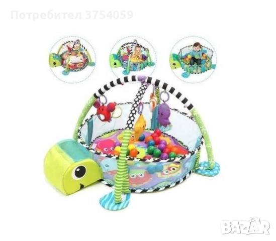 Център за игра с матрак за активност и кошара за бебета, снимка 7 - Кошарки - 52397487