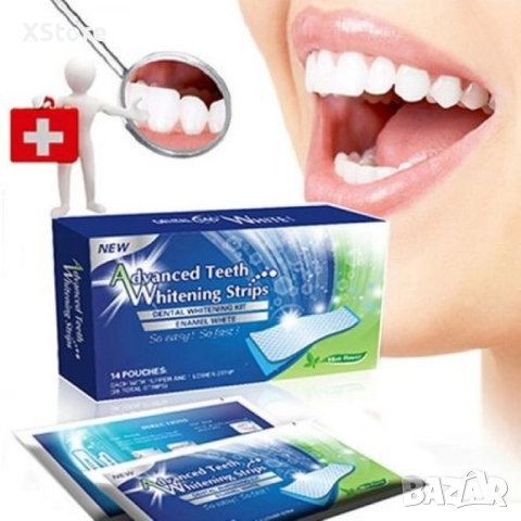 Избелващи ленти за зъби Advanced Teeth Whitening Strips, снимка 3 - Други - 52556004