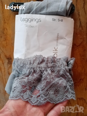 Клин с Дантела, 40 den, Размер S/M. Код 1636, снимка 4 - Бельо - 36093730