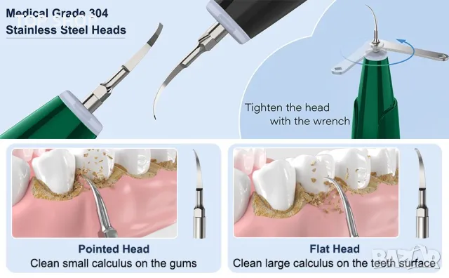 Комплект за почистване на зъби и зъбен камък LB1