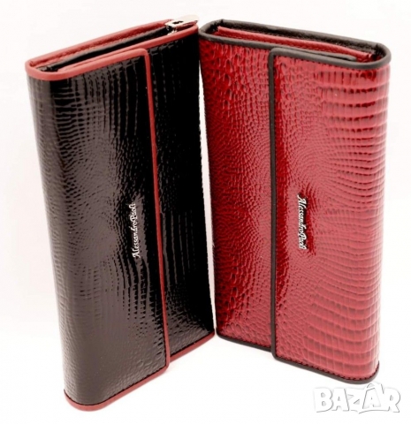 Голямо портмоне от ест. кожа, снимка 4 - Портфейли, портмонета - 36108603
