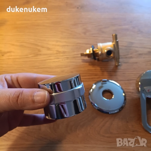 3-пътен месингов смесител за душ – с керамичен клапан, хром, снимка 8 - Смесители - 52694753