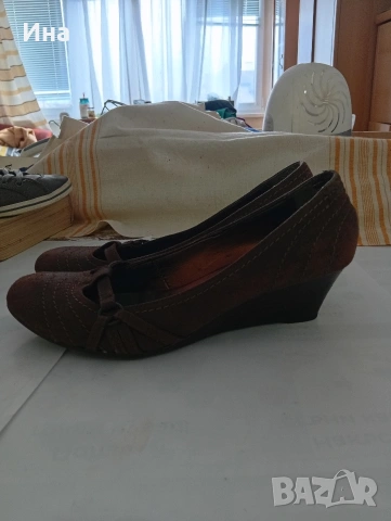 Кафяви обувки н. 41 естествена кожа, снимка 7 - Дамски ежедневни обувки - 53705270