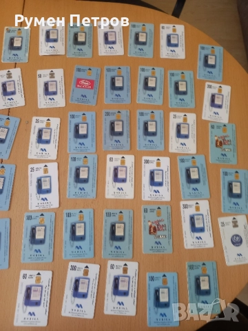 Фонокарти Mobikom, 40 броя.