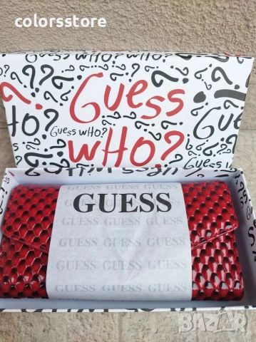 Червен портфейл Guess -SG232, снимка 4 - Портфейли, портмонета - 37642242