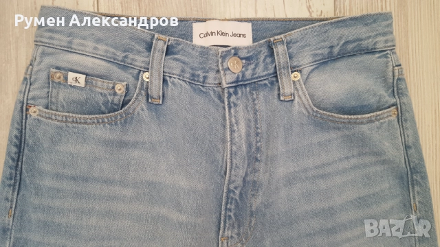 Светло сини дънки Calvin Klein Jeans за момиче с р-р W27 = S, снимка 8 - Дънки - 52110685