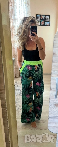 Панталон с висока талия, снимка 4 - Панталони - 51793131