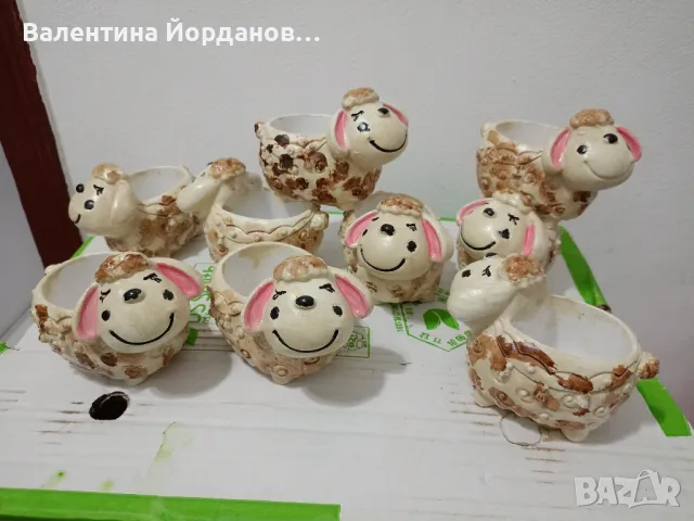 ръчно изработени кашпи боядисани с акрилни бои и лакирани , снимка 3 - Декорация за дома - 49867764