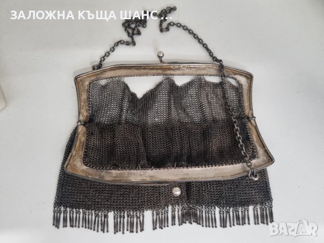 Антична сребърна чантичка, снимка 7 - Антикварни и старинни предмети - 41511295