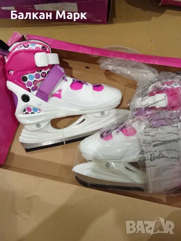 Регулируеми кънки за лед Barbie Ice Skate Fashion Dots Powerslide №33-37