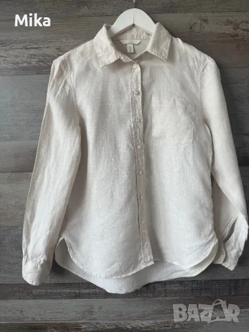 Дамска ленена риза H&M 100% лен