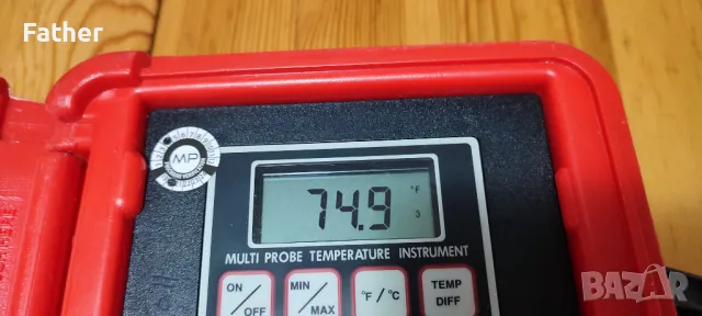 Професионален триточков електронен термометър, снимка 8 - Други инструменти - 48053514