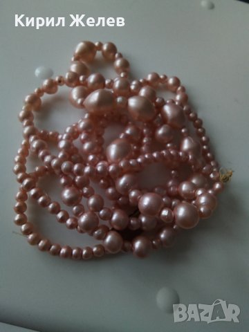 ЧЕШКИ СТАРИНЕН РЕТРО АРТ ПЕРЛЕН ГЕРДАН БОХЕМСКИ ПЕРЛИ 16567, снимка 16 - Колиета, медальони, синджири - 30691411