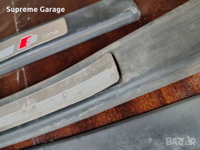 Вътрешни S-Line прагове Audi A3 8P Sportback, снимка 2 - Части - 53611632