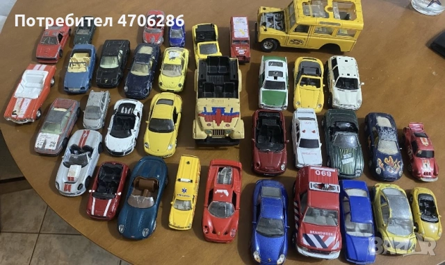 Метални колички различни марки и мащаб