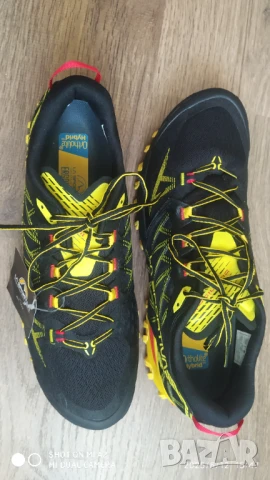 La Sportiva Bushido 3 Black/Yellow  45.5, снимка 10 - Маратонки - 50643865