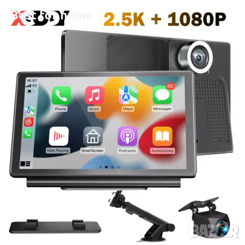 Мултимедия 7 с две камери 4K Carplay и Android Auto Q25, снимка 14 - Аксесоари и консумативи - 47441159