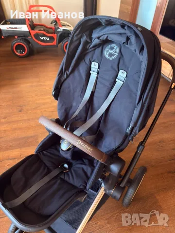 Бебешка количка Cybex Priam 4 + зимен чувал, снимка 6 - Детски колички - 55796583