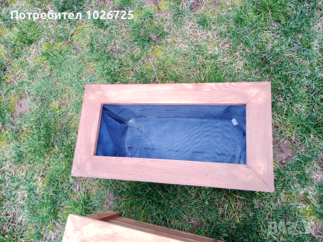 Дървени сандъчета за цветя , снимка 3 - Декорация за дома - 44598121