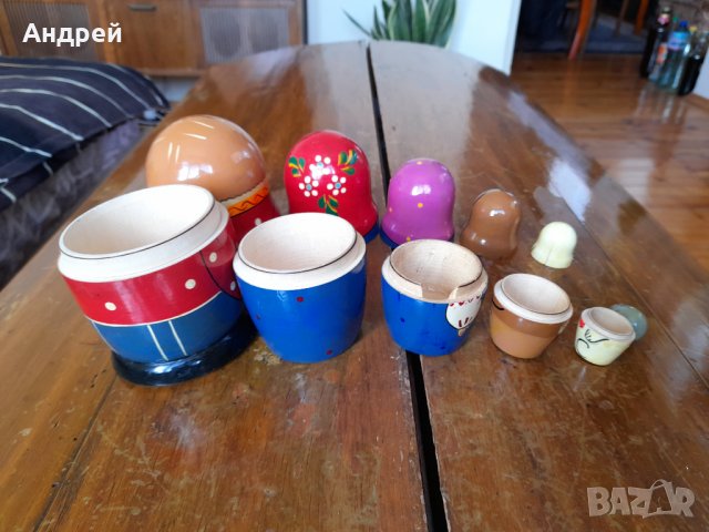 Стара Матрьошка,матрьошки #15, снимка 5 - Антикварни и старинни предмети - 40218638