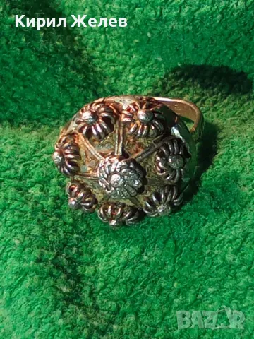 Старинен ВЪЗРОЖДЕНСКИ ФИЛИГРАНЕН СРЕБЪРЕН ПРЪСТЕН СРЕБРО ВИСОКА ПРОБА РЪЧНА КУЮМДЖИЙСКА РАБОТА 47507, снимка 18 - Антикварни и старинни предмети - 49294840