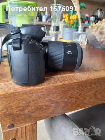Фотоапарат Minolta Dynax 300si AF и обектив Minolta Zoom 70-210mm, снимка 6 - Фотоапарати - 52124471