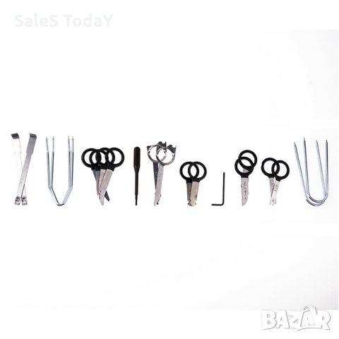 Комплект за демонтаж на радио, мултимедии 20 части, снимка 2 - Аксесоари и консумативи - 34002779